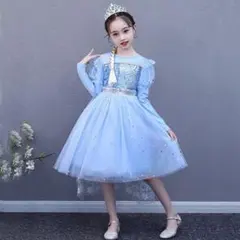 エルサ　ドレス　コスプレ 仮装 衣装