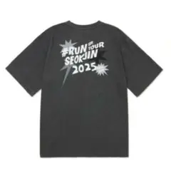【レア‼️】BTS Jin　ジンソロツアーTシャツ　黒　M　新品未開封 新品】BTS JIN ツアーTシャツM ブラック #RUNSEOKJIN - メルカリ