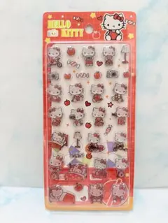 ハローキティ　立体　3D ぷっくり　透明　硬い　シール