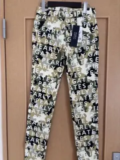 美品】PEARLY GATES アルファベットプリントパンツ - メルカリ