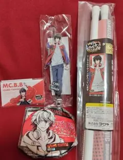 ヒプマイ☆山田 一郎 タペストリー バッジ アクリルプロップス 4点 プライズ