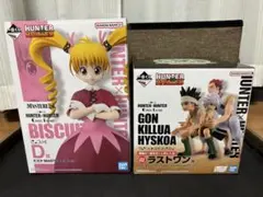 一番くじ HUNTER×HUNTER フィギュア ゴン レイザー ビスケ ヒソカ