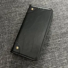 Xperia Ace II SO-41B ケース 手帳型 ブラック