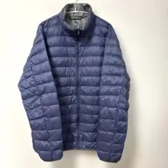 UNIQLOユニクロ ウルトラライトダウン　ブルー✖️グレー　XLサイズ