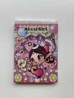 【平成メモ帳】平成レトロ　アクビガール A6 メモ帳