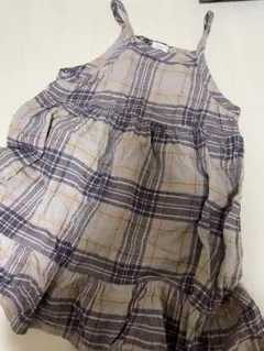 bella bambina 韓国子供服　チェック　ワンピース