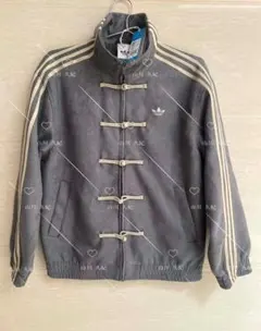 adidasアディダス 中国限定 蛇年トラックジャケット グレー Lサイズ---