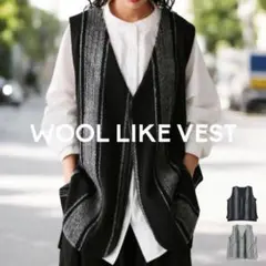 アンティカantiqua★ストライプベスト★ユニセックス★完売品★