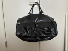 【美品】ボストンバッグ　合皮レザー