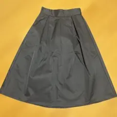 GU ブラック フレアスカート ロング丈