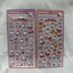 ボンボンドロップシール　キティ第二弾　ピンク・赤