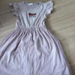 SKAPE ピンク フリル袖 ワンピース