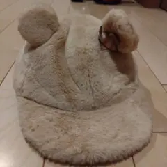 耳付きクリーム色キャップ プーさん ディズニー