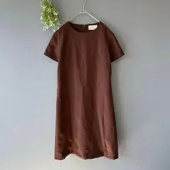 組曲［M］上品クラシカル◎ウールブレンド◎スリム◎ひざ丈◎ストライプ柄ワンピースのサムネイル
