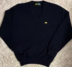 ⭐︎ゴールデンベアー/ネイビーアクリルセーター/L