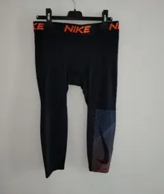 NIKE タイトフィット レギンス ブラック/オレンジ