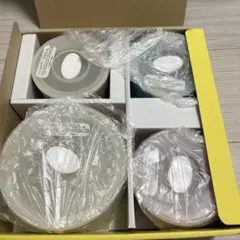 スヌーピー 粉ミルク保存容器 2個セット 計量スプーン付き - メルカリ