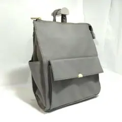 spice スパイス リュック バックパック フェイクレザー グレー A4収納可