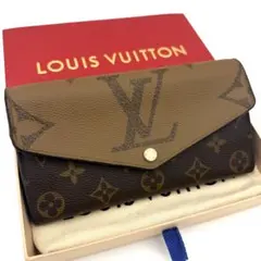 【極上美品】ルイヴィトン モノグラムジャイアント ポルトフォイユ サラ 長財布