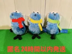 パペットスンスン ぬいぐるみ キーホルダー winter ver. 赤 黄 緑