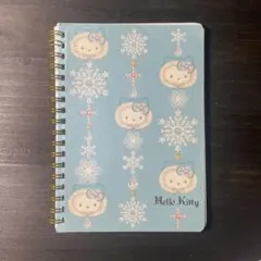 Hello Kitty キティーちゃん　雪柄　メモ帳 B6サイズ　平成レトロ