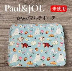 【未使用】PAUL&JOE オリジナル マルチポーチ P&J 猫 PCケース
