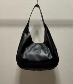 ミュウミュウショルダーバッグ ホーボーバッグレザー 5BC155 MIUMIUのサムネイル