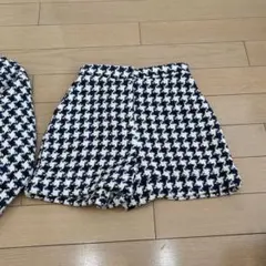 ZARA ツイードセットアップ　ショートパンツ
