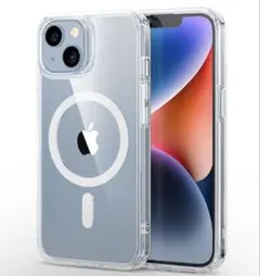 ESR iPhone 14 / 13 ケース クリア ワイヤレス充電