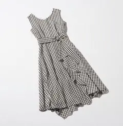 ジャスグリッティー　ギンガムチェック　ワンピース