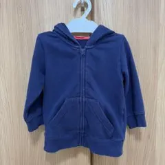UNIQLOネイビー フルジップパーカー　80㎝