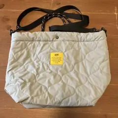 Kiu キルティング ショルダーバッグ グレーのサムネイル