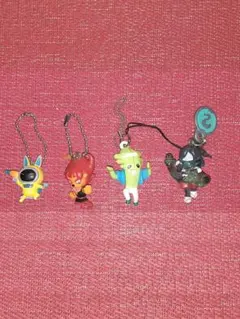 妖怪ウォッチ USAピョン　メラメライオン　オロチキーホルダーその他　4個セット