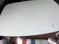 ホワイト長方形センターテーブル