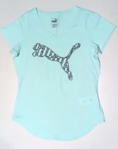 PUMA レディース 半袖Tシャツ ライトグリーン Lサイズのサムネイル
