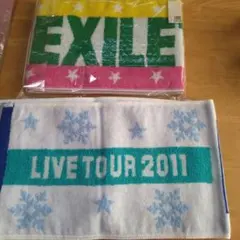 EXILEライブツアー2011 、2012マフラータオル未使用品美品　お値引き中