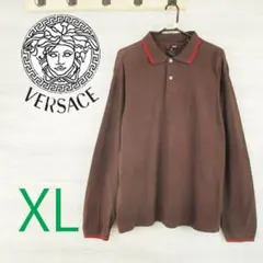 VERSACE ヴェルサーチ＜刺しゅうロゴ 長袖ポロシャツ＞M1282sのサムネイル