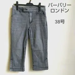 BURBERRY バーバリーロンドン レディース 38号 デニム ハーフパンツ