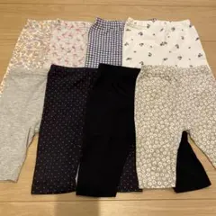 7分丈/5分丈　レギンス　ユニクロ 無印良品 西松屋