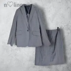 【n♡line エヌライン】　佐々木希　スーツセットアップ　グレー　11号