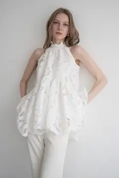 ウィムガゼット♡フェザーキャミブラウス新品 - メルカリ