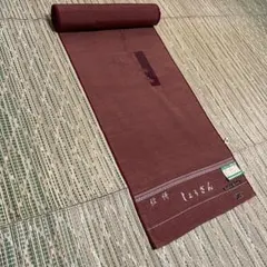 【新品未使用】しょうざん＜紋絣・刺繍・四季花短冊散らし文＞着尺　シルクウールのサムネイル