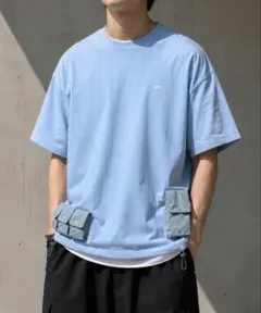 新品 BBLD S/S TEE+B&L ブルー XL