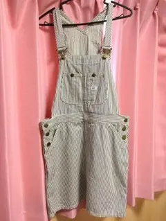 ストライプ オーバーオール