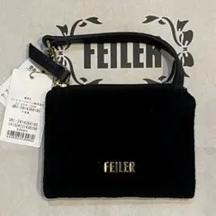 新品・未使用☆フェイラー　ユニ　サイドポーチ　ブラック
