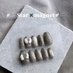 Sサイズ ウィッシュコアネイル 羽ネイル 星ホロネイル マグネットネイル