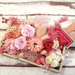 ハーバリウム花材セット　ローズ2輪入り