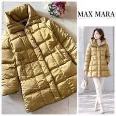 MaxMara WEEKEND LINE ロングダウンジャケット オリーブ38 - メルカリ