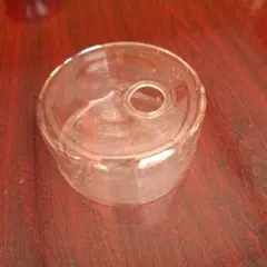 ガラス製 睡蓮鉢 水鉢 穴あきタイプ