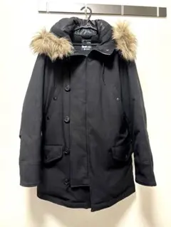 nano universe ナノユニバース　ハイブリッドダウンジャケット 黒　M